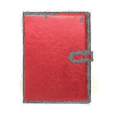 A4 حافظة الحافظة- مجلد جلدي متعدد الوظائف ل Office/students