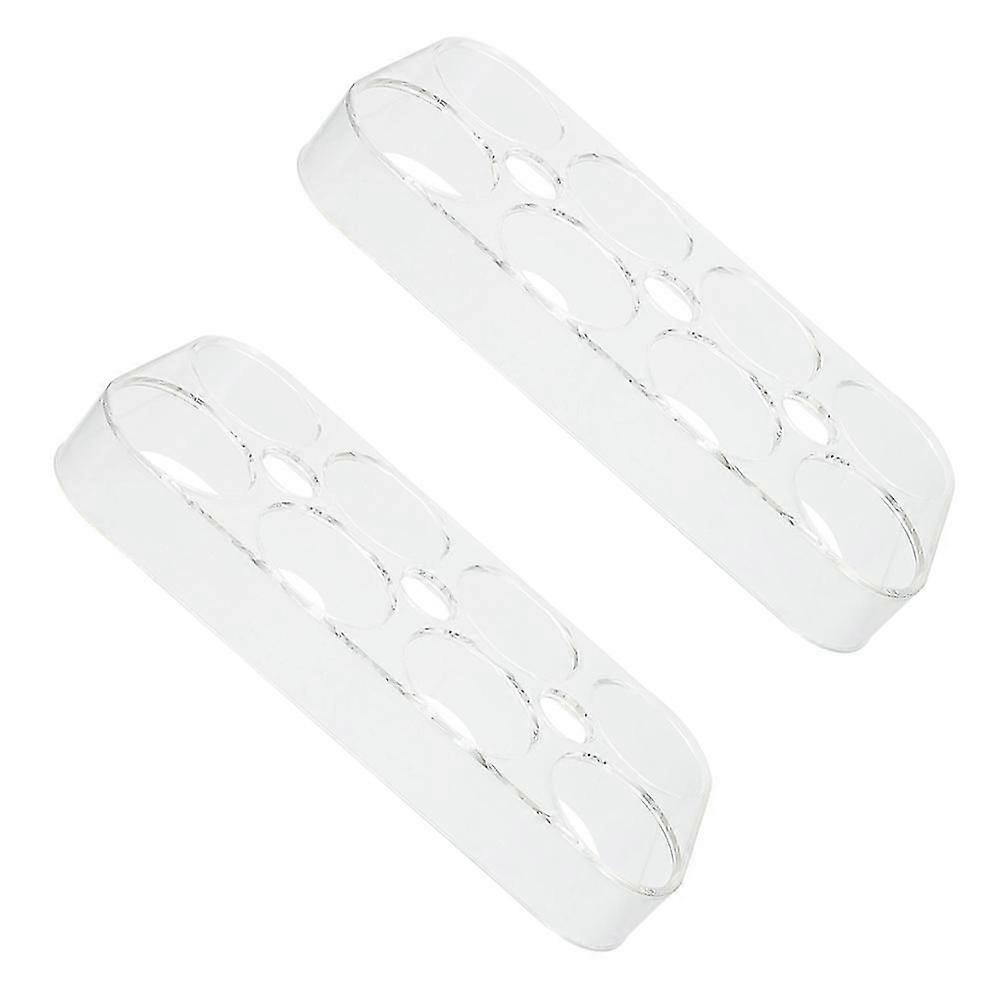 2pcs Refrigerator Egg Tray Practical Egg Storage Box Egg Storage Container
