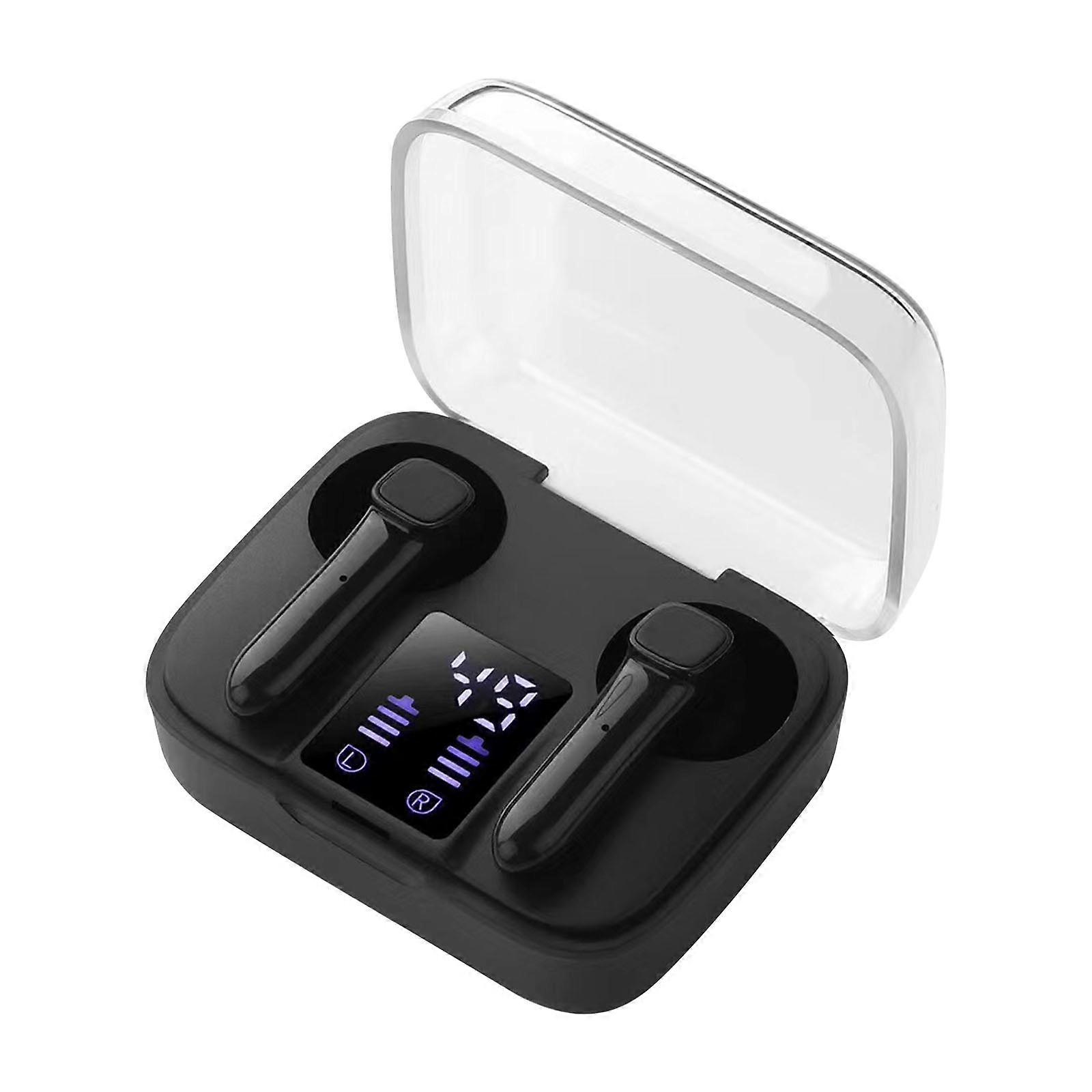J60 Manufacturer's New Transparent Digital Display Semi In Ear Heavy Motion True Wireless Bluetooth Headset
