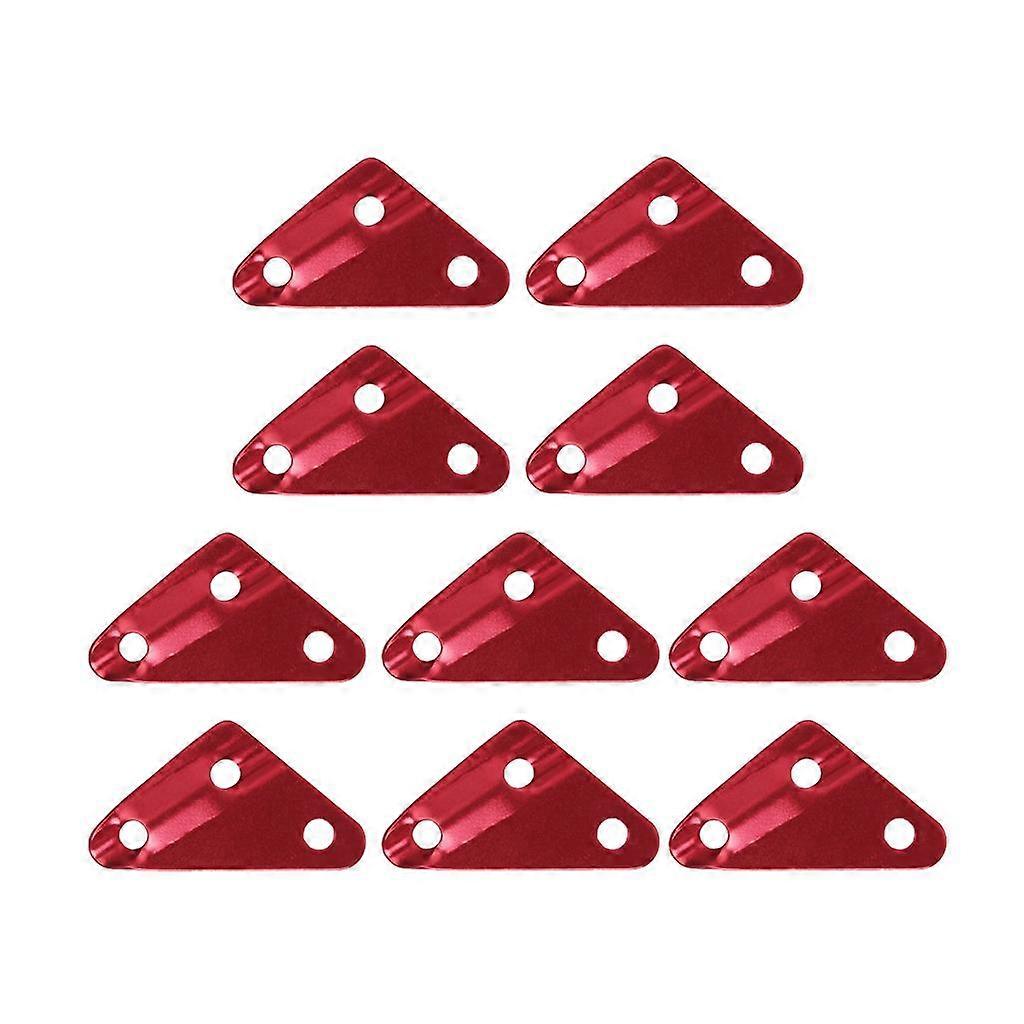 10PCS Bent Tent Rope Buckle Adjustable Fixed Clip, Triangle Cord Tensioners,