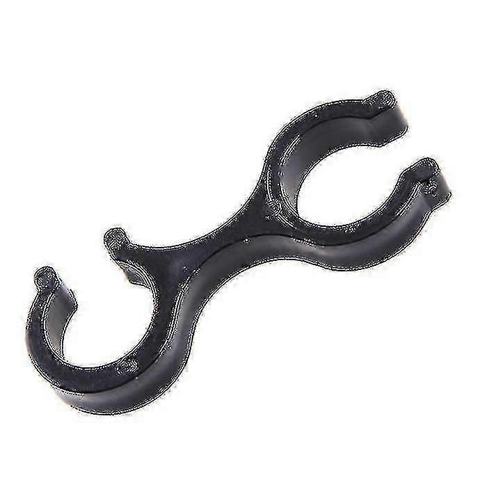 كليب لأعمدة المشي لمسافات طويلة, 3 حاملات أعمدة المشي, موصل قضيب قضيب المشي لمسافات طويلة في الهواء الطلق12 قطعة-أسود