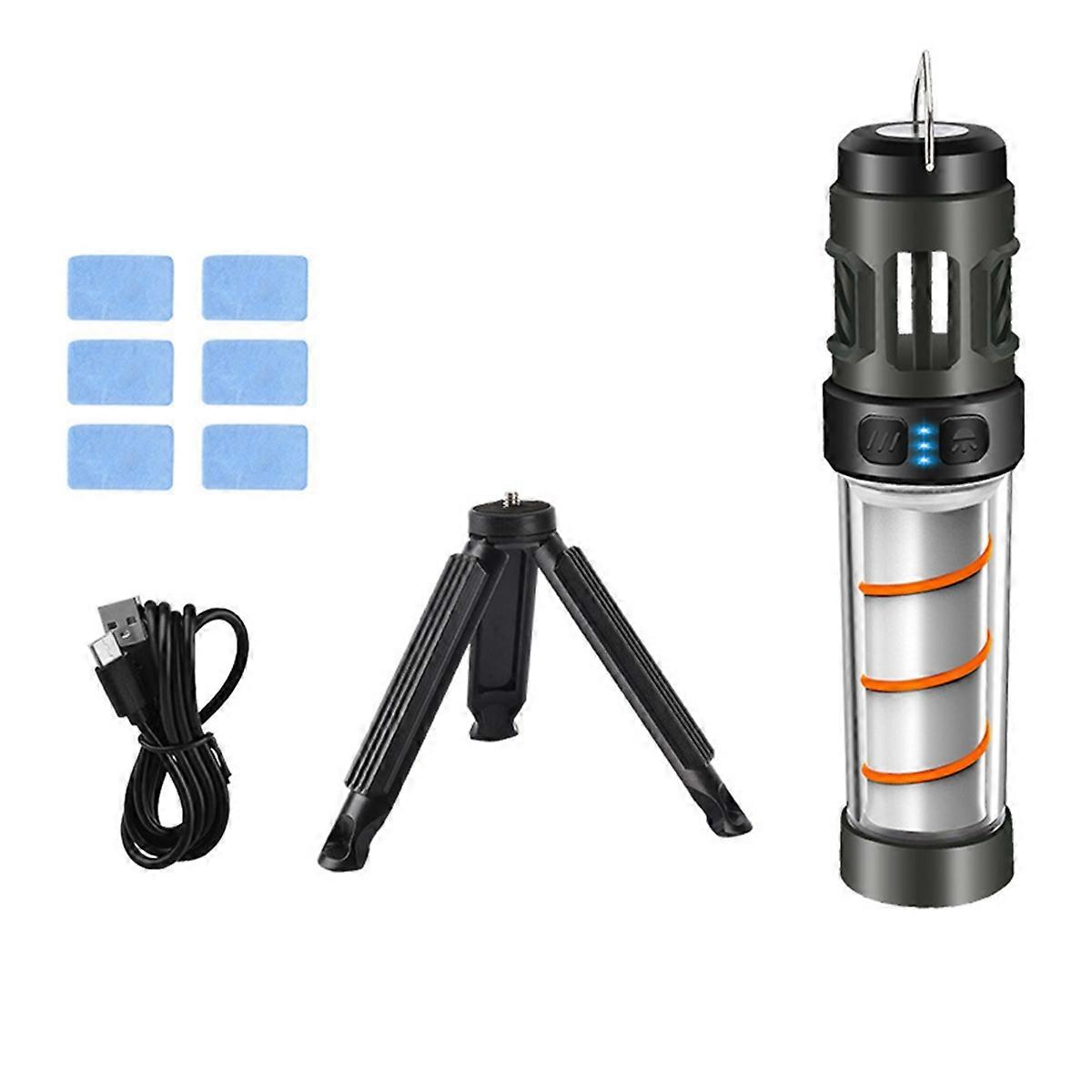 Mosquito Repeller Camping Light Rechargeable 3 in 1 Tent Lantern Waterproof Camping Lantern with Tri