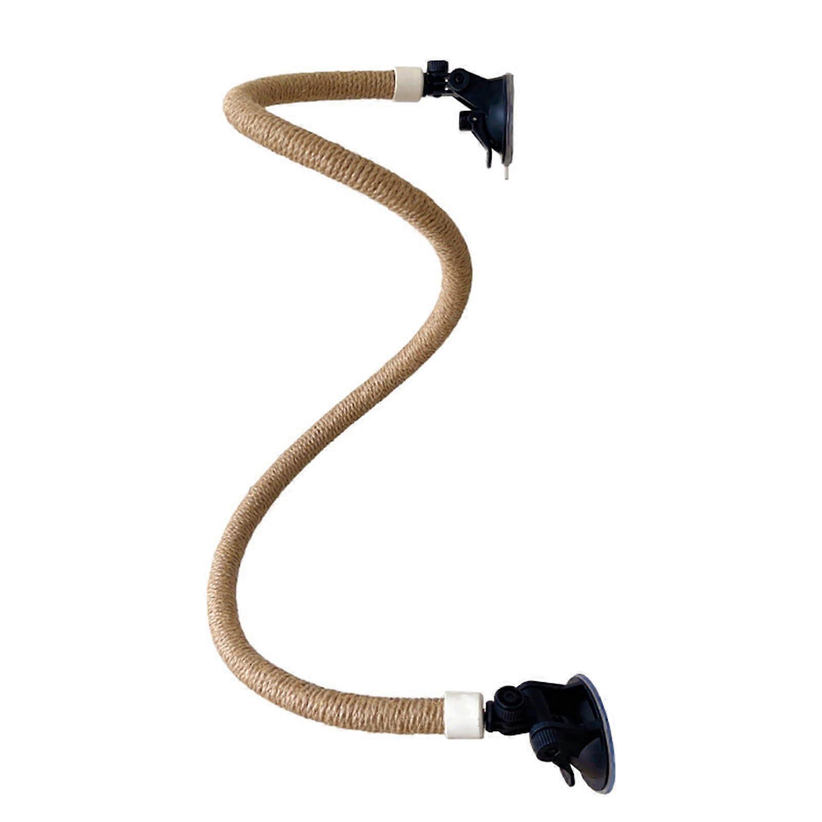 Parakeet Bird Perch Stand Rope Climbing Toy Bendable Cage Accessory for Grinding