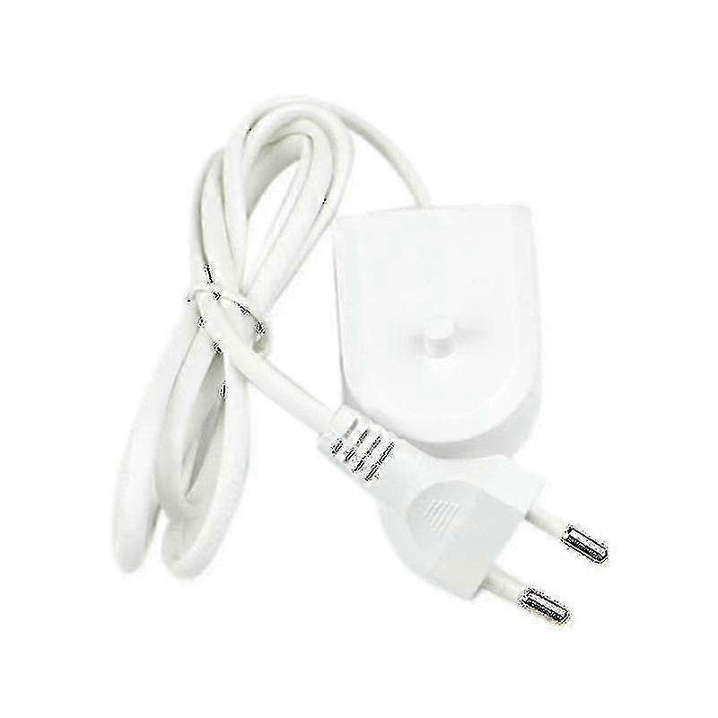 White Rechargeable Charging Kit with EU Plug for Toothbrush Replacement