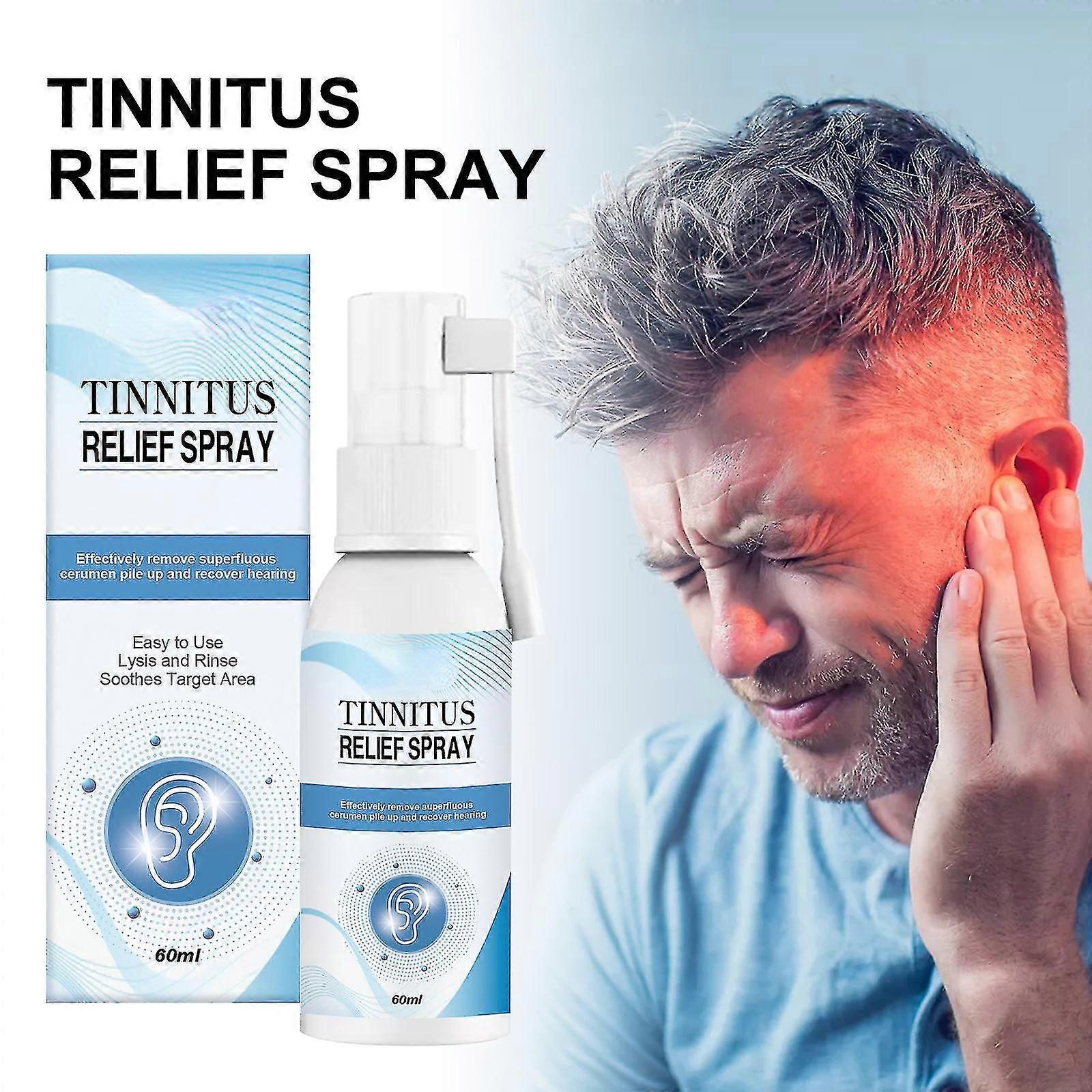 رذاذ تخفيف طنين الأذن ، تخفيف طنين الأذن لآذان الرنين ، تخفيف طنين الأذن ، يحسن السمع بشكل فعال ويخفف من الانزعاج Qxuan