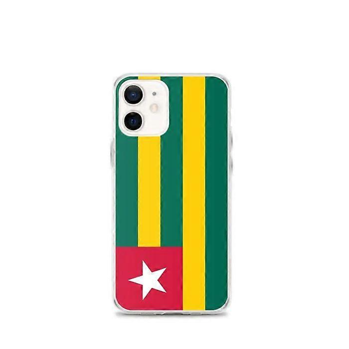 iPhone Case - Togo Flag - iPhone 12 Mini - Flexible - Multicolored - Vertical