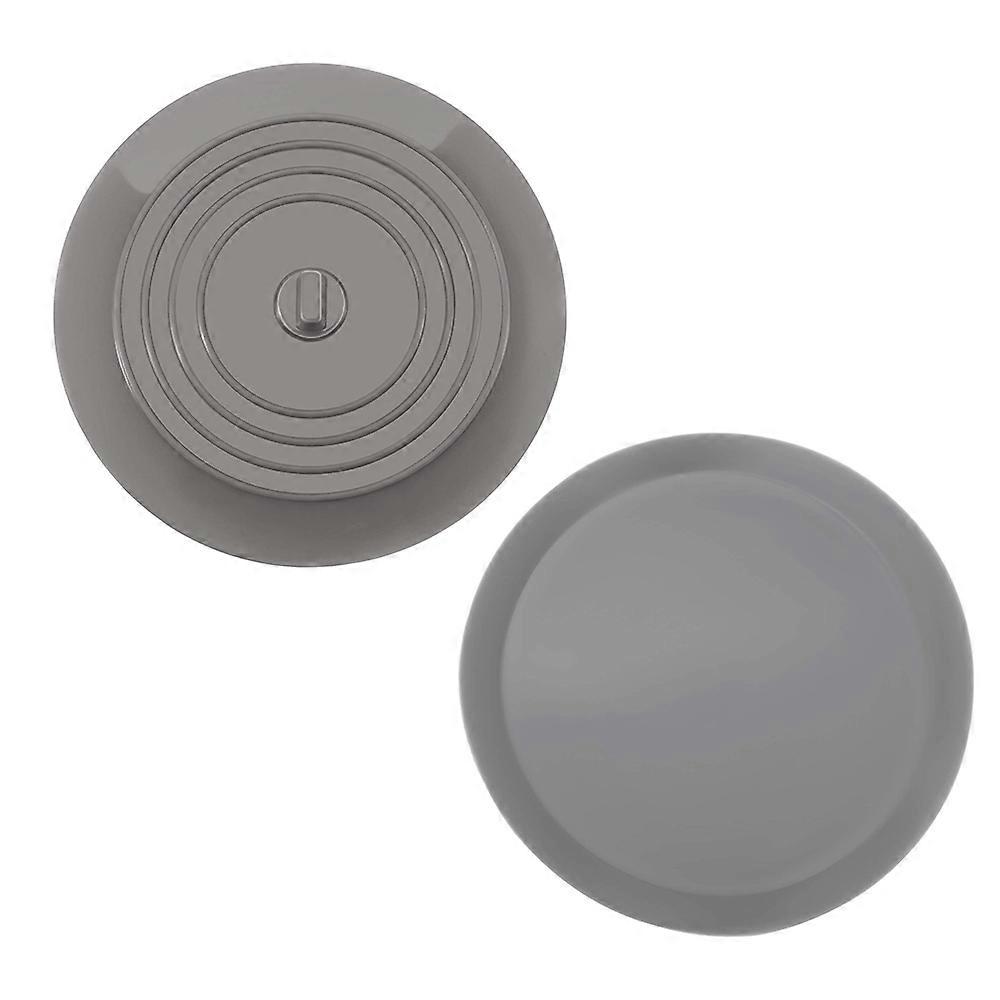 Flush Fillet | Silicone Flat Sink Stopper - Gray