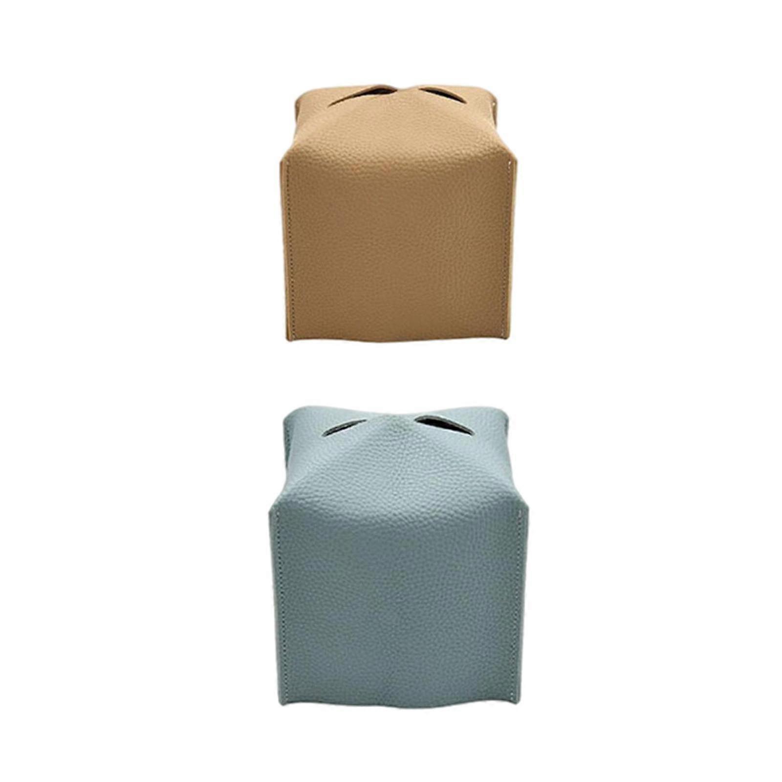 2 Stück Taschentuch Box Halter Dekoration für Desktop