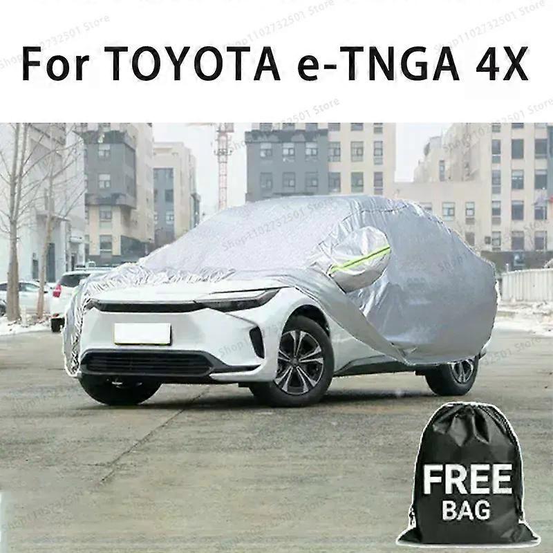 Copertura auto per TOYOTA e-TNGA 4X Copertura completa Copertura solare impermeabile Accessori per auto antigraffio