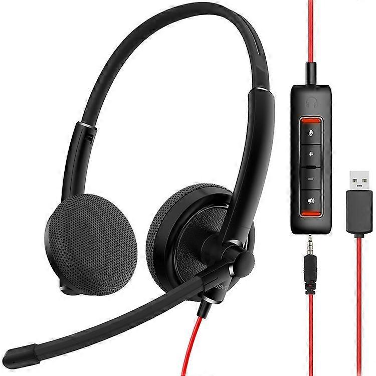 NUBWO HW01 USB Wired Headphone Calls Gaming Headset with Rotatable Microphone