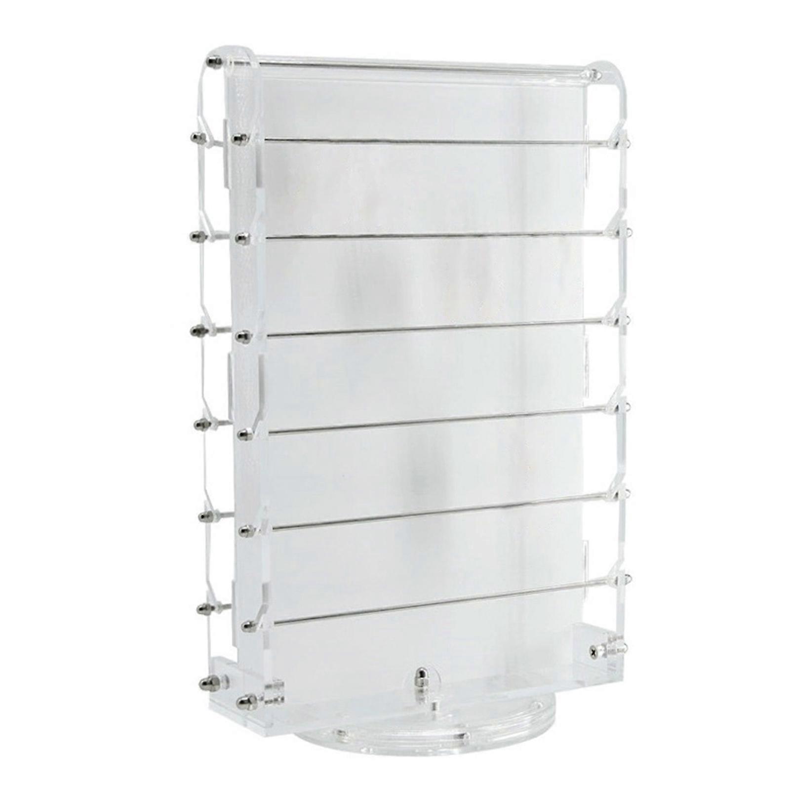 Versatile Acrylic Bead Display Rack Retail Acrylic Bead Showcase with Double Sided Rotating Display for Accessories