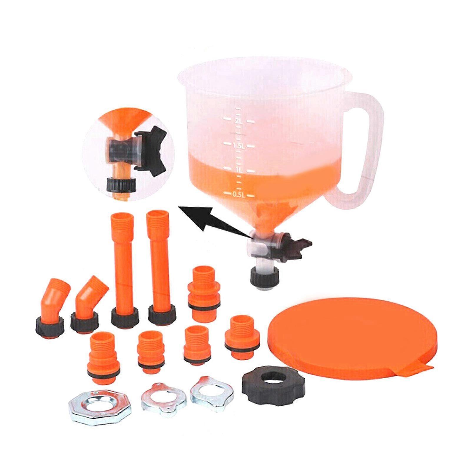 Radiator Funnel Burping kit Funnel for Filling Bottles Universal Fitment Aplicable to Any Vehicle Funnel for Auto