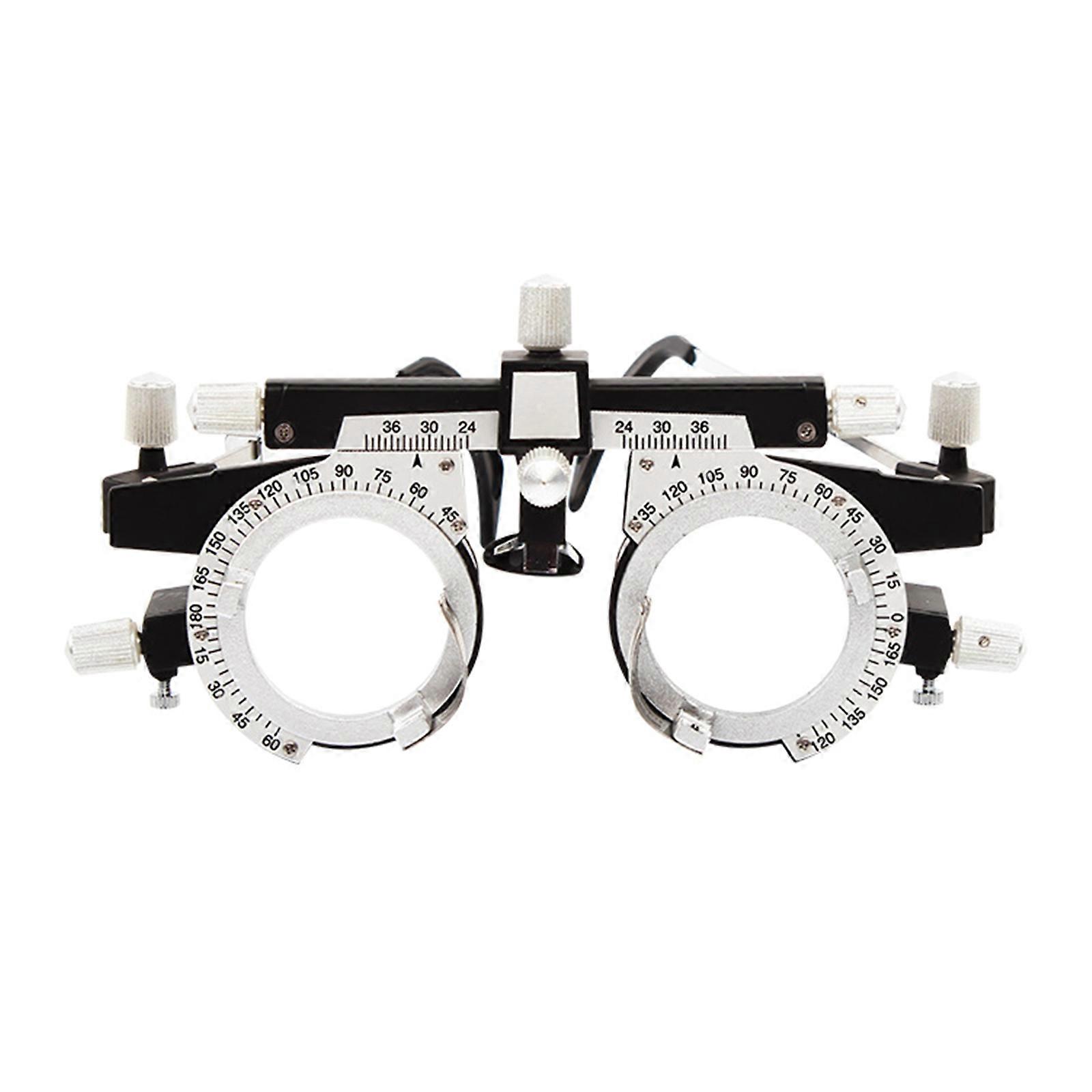 Optical Trial Frame Adjustable Optical Optic Trial Lens Frame Stainless Steel Panel Changeable Cylinder Axis Durable Multicolor
