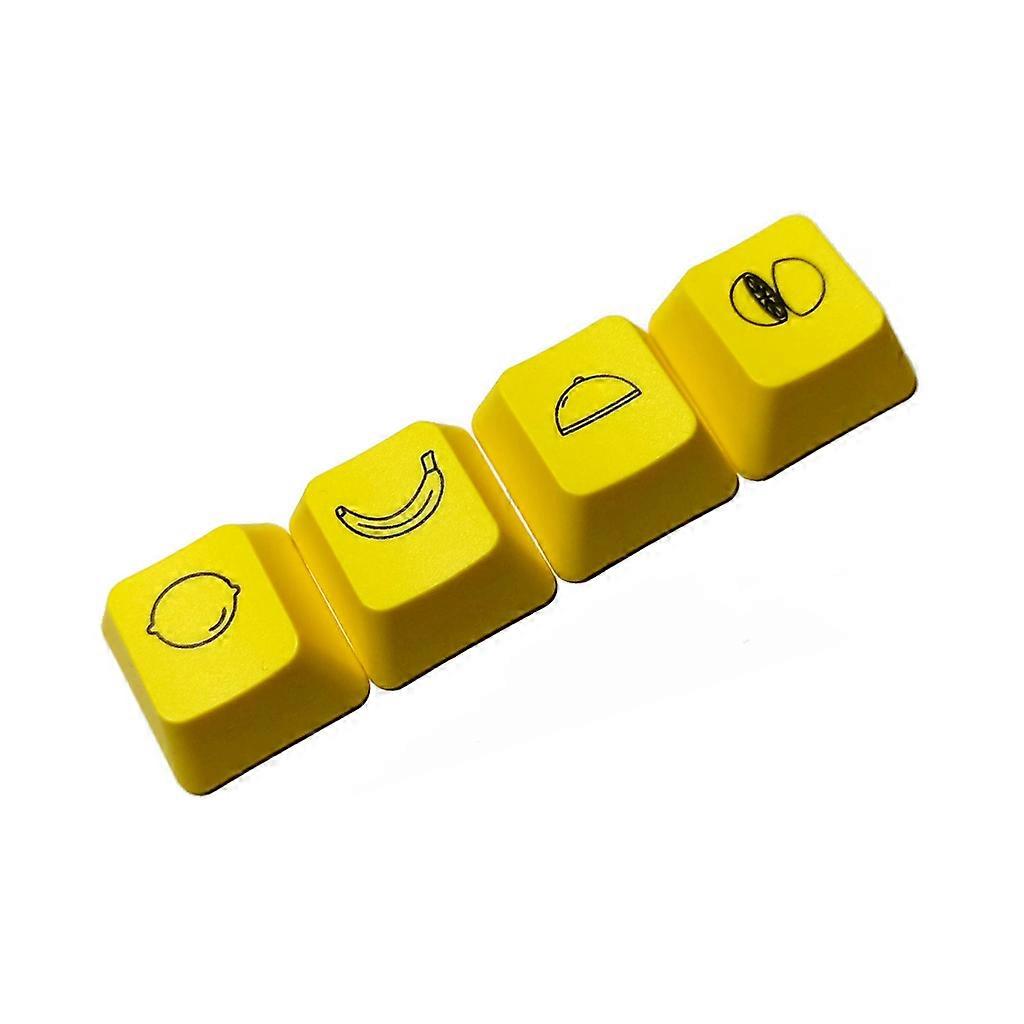 Only Keycap,DIY Original PBT Direction Keycaps Dye-Sub 4 Keys for Mechanical Keyboard Installation Cherry Profile R1  Y
