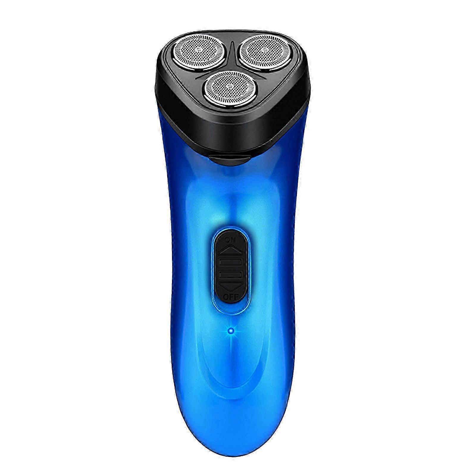 Waterproof and Rechargeable Men's Shaver with Replaceable Blades