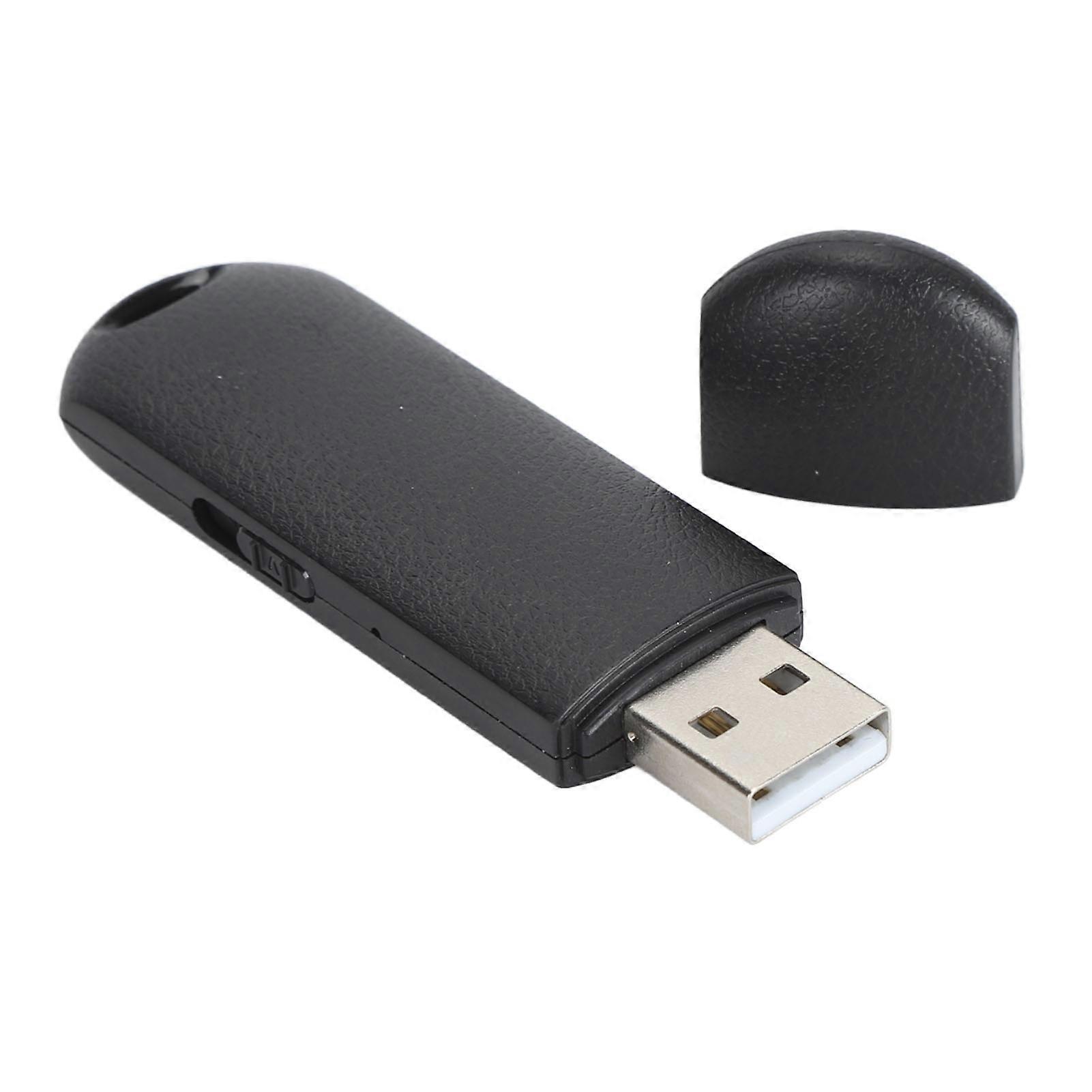 Mini USB Flash Drive Voice Recorder Rechargeable Dual Recording Mode Switch Digital Sound Recording Device 8GB