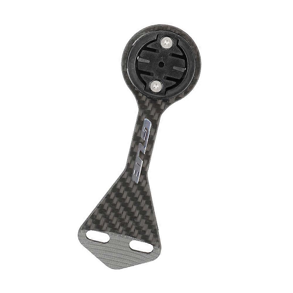 Carbon Fiber Cycle Computer Mount Bicycle Front Handlebar Bracket Multifunctional Holder for Bike Gauges Flashlight Sports Camera