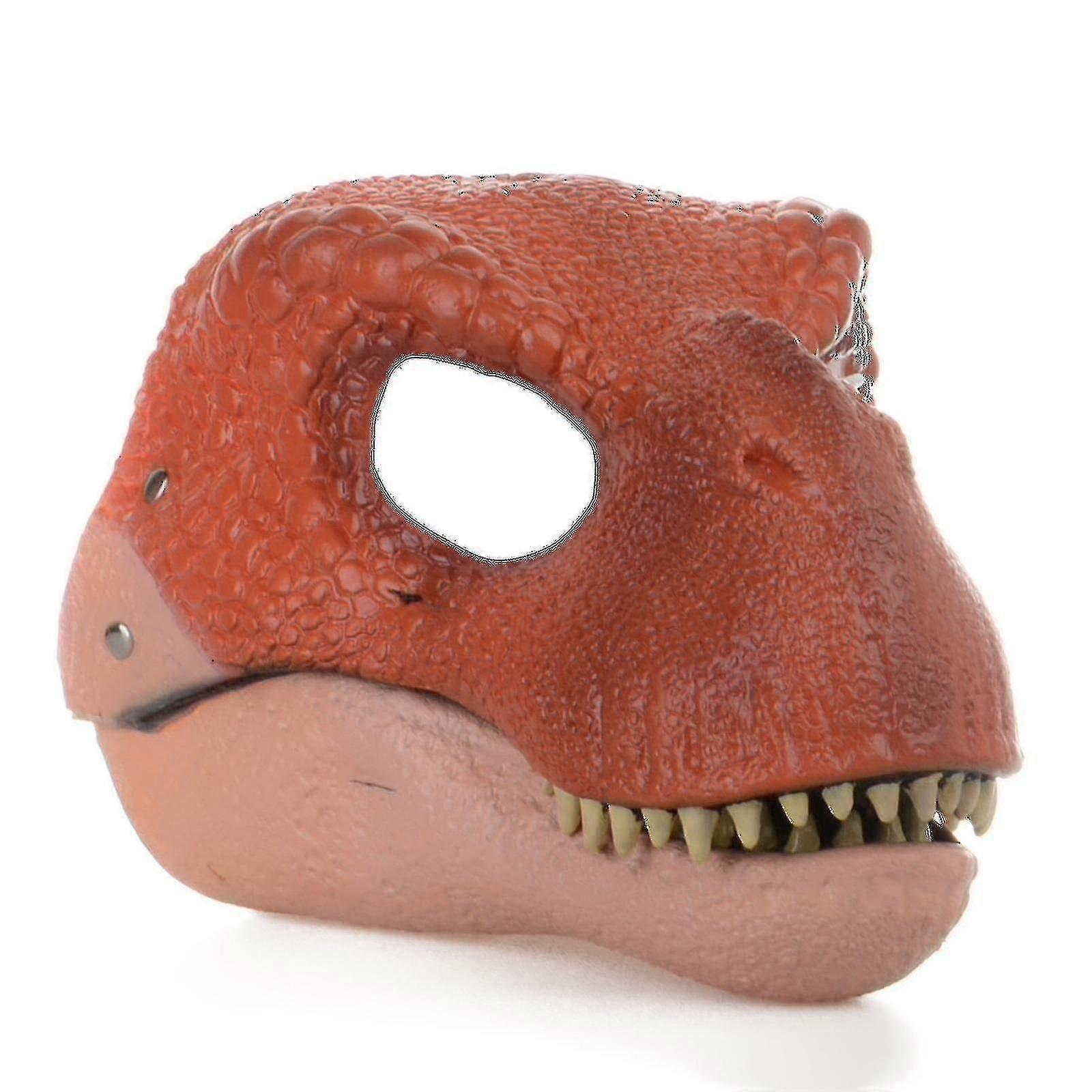 Mask Headgear,dinosaur Toys With Moving Jaw,velociraptor Masktyrannosaurus Rex Mask Bundle