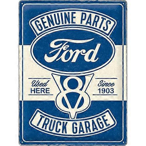 Nostalgic-Art Ford Large Sign - V8 Truck Garage