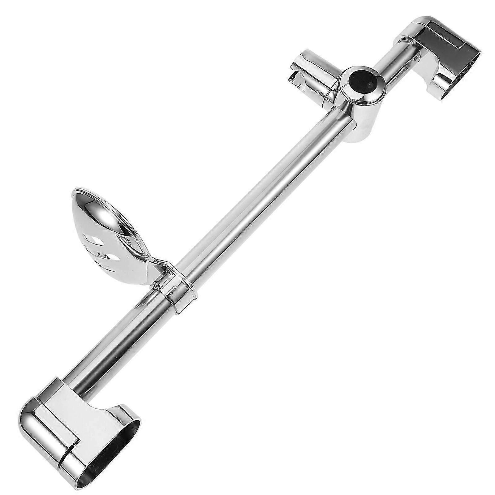 Adjustable Shower Head Holder with Soap Tray Wall Mount Slide Bar