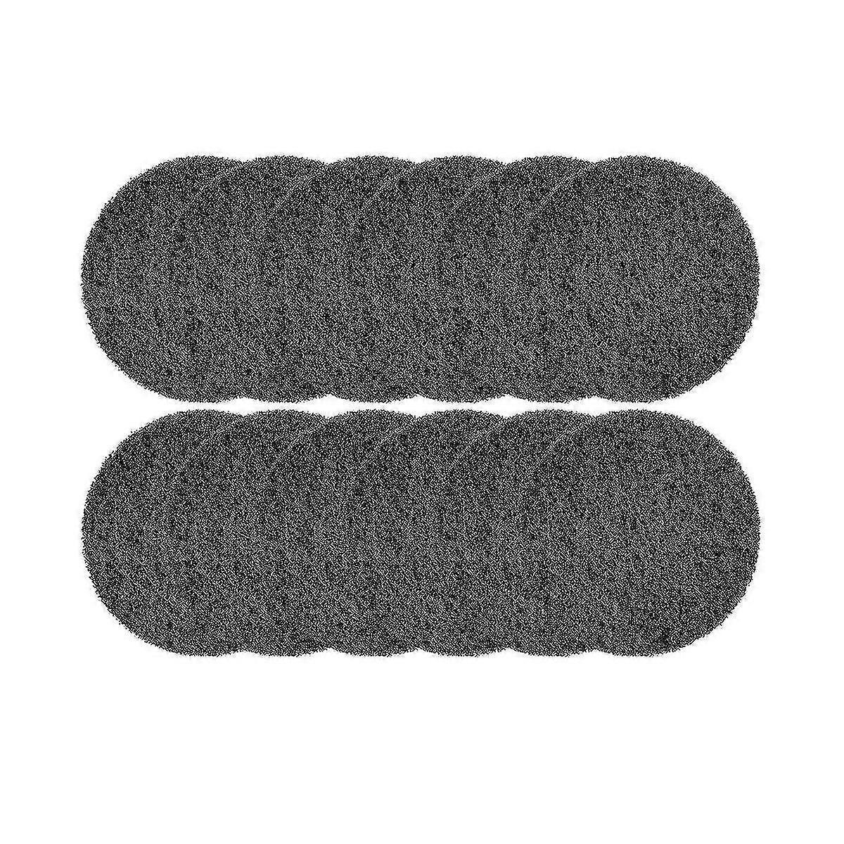 12 Pack Activated Charcoal Odor Absorbing Filters for Trash Can & Compost Bin Deodorizer