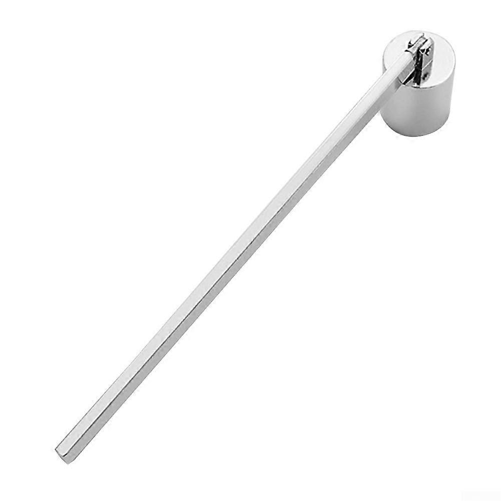 Candle extinguisher with long reach for and controlled extinguishing of flames