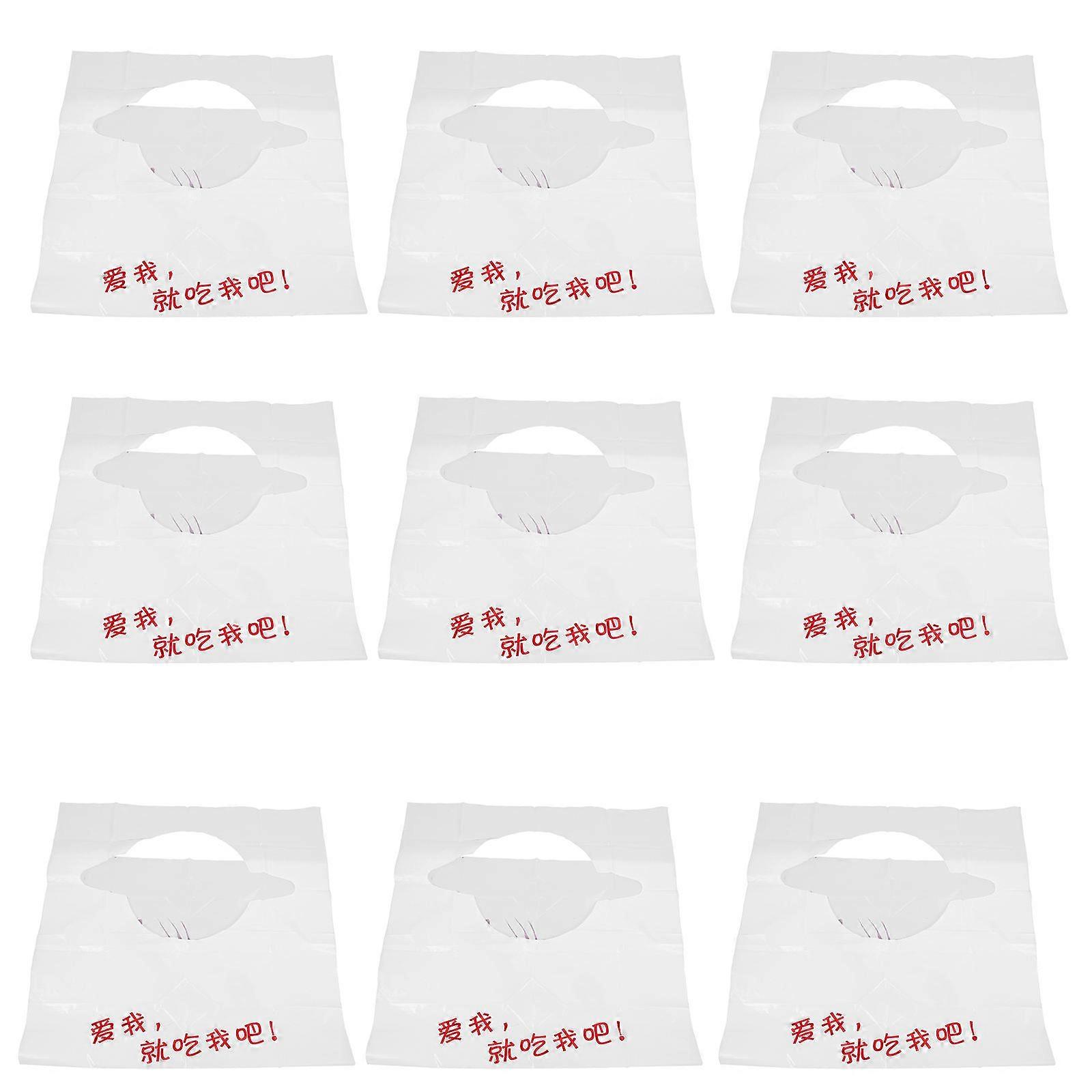 Lobster Bibs for Salon Use Adult Bibs with Interesting Seafood Pattern Assorted