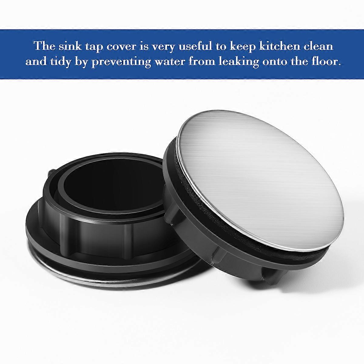 Stainless Steel Sink Hole Covers, Suitable for Most Household Sinks