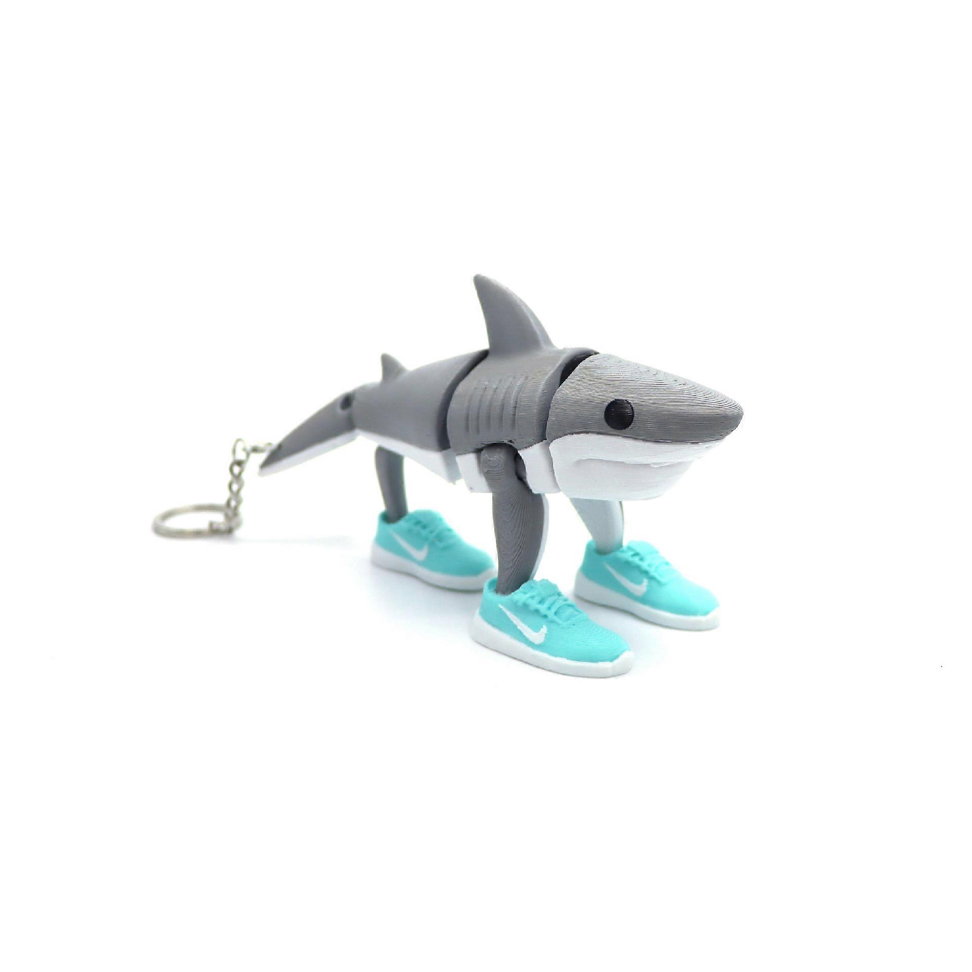 Tralalero Tralala Fantasy 3D Printed Figures - TungTungTung Sahur Collection (Shark Keychain, Alligator Fighter) - PLA Desktop Decor & Keychain