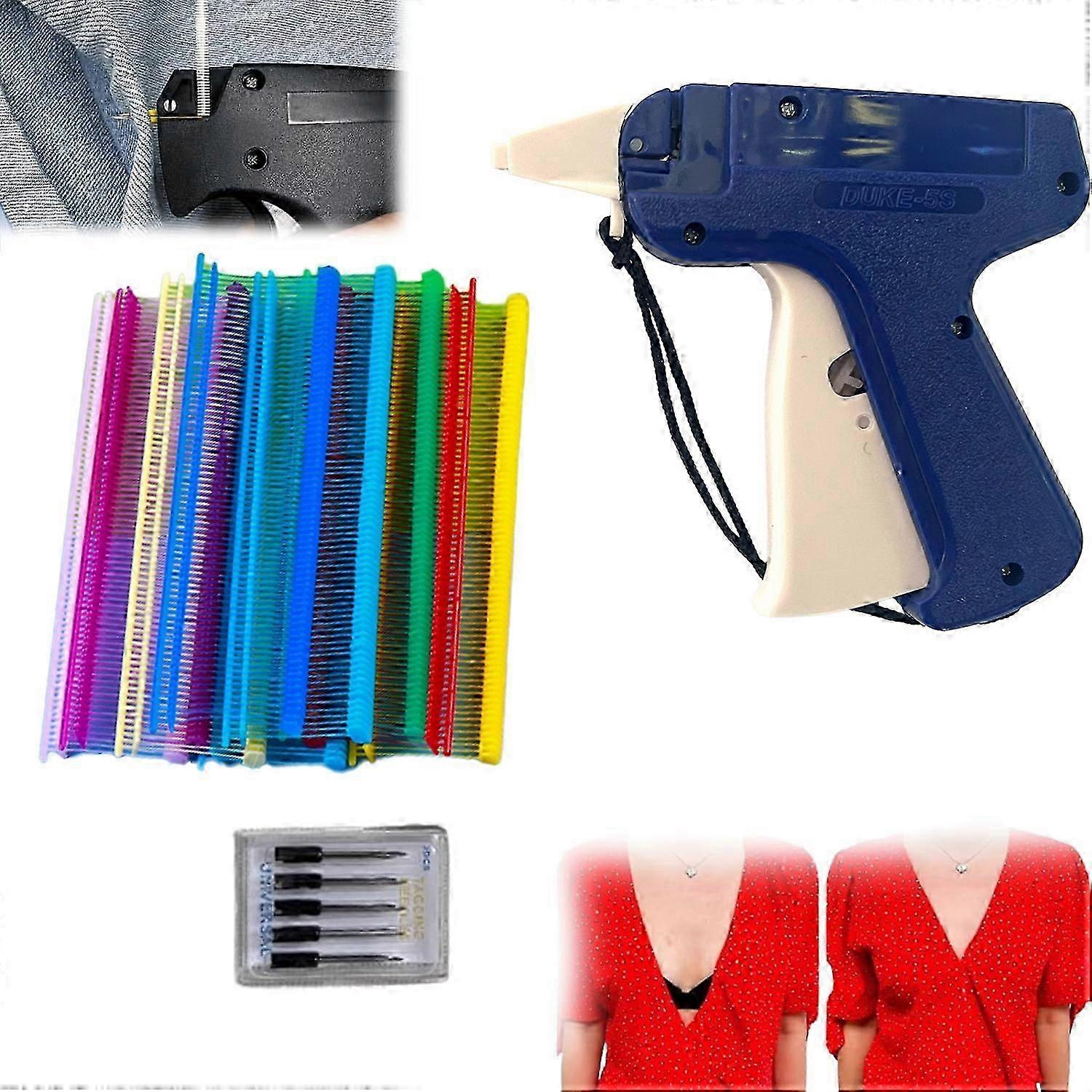 Snabb klädfixare, Quick Stitch sypistol, Micro Stitch Gun för kläder, Taggpistol för kläder, Reparationsplagg symaskin, Instant Button C