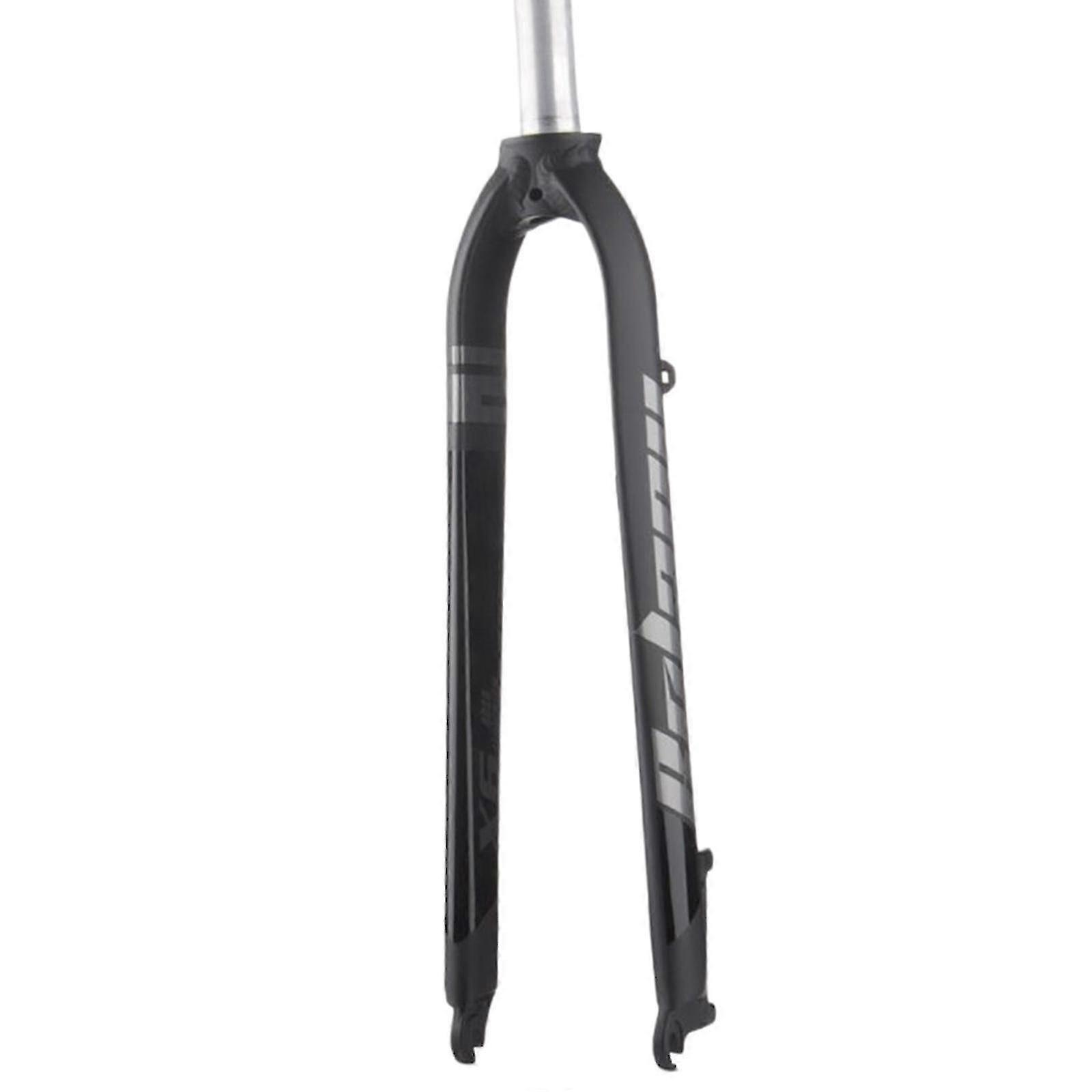 Rigid Fork for MTB Bikes - Compatible with 26/27.5/29 Models, 28.6mm Threadless Straight Tube, Black and Red Color