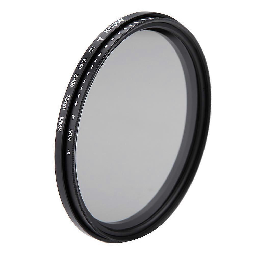 Andoer 72mm Variable ND Filter ND2-ND400 for Canon Nikon DSLR - Creative Light Control