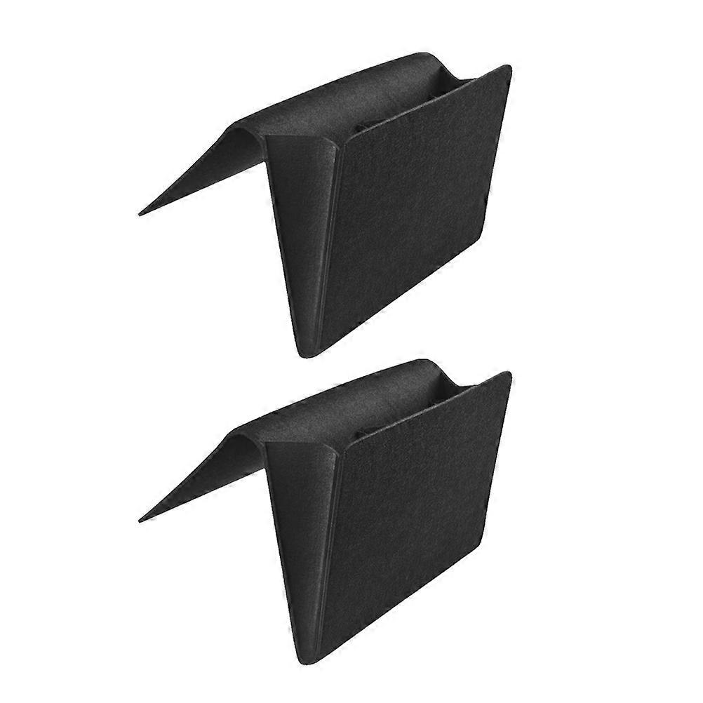 Felt Bedside Organizer Storage Bags for Bedding General Users 28x22x7cm 2Pcs