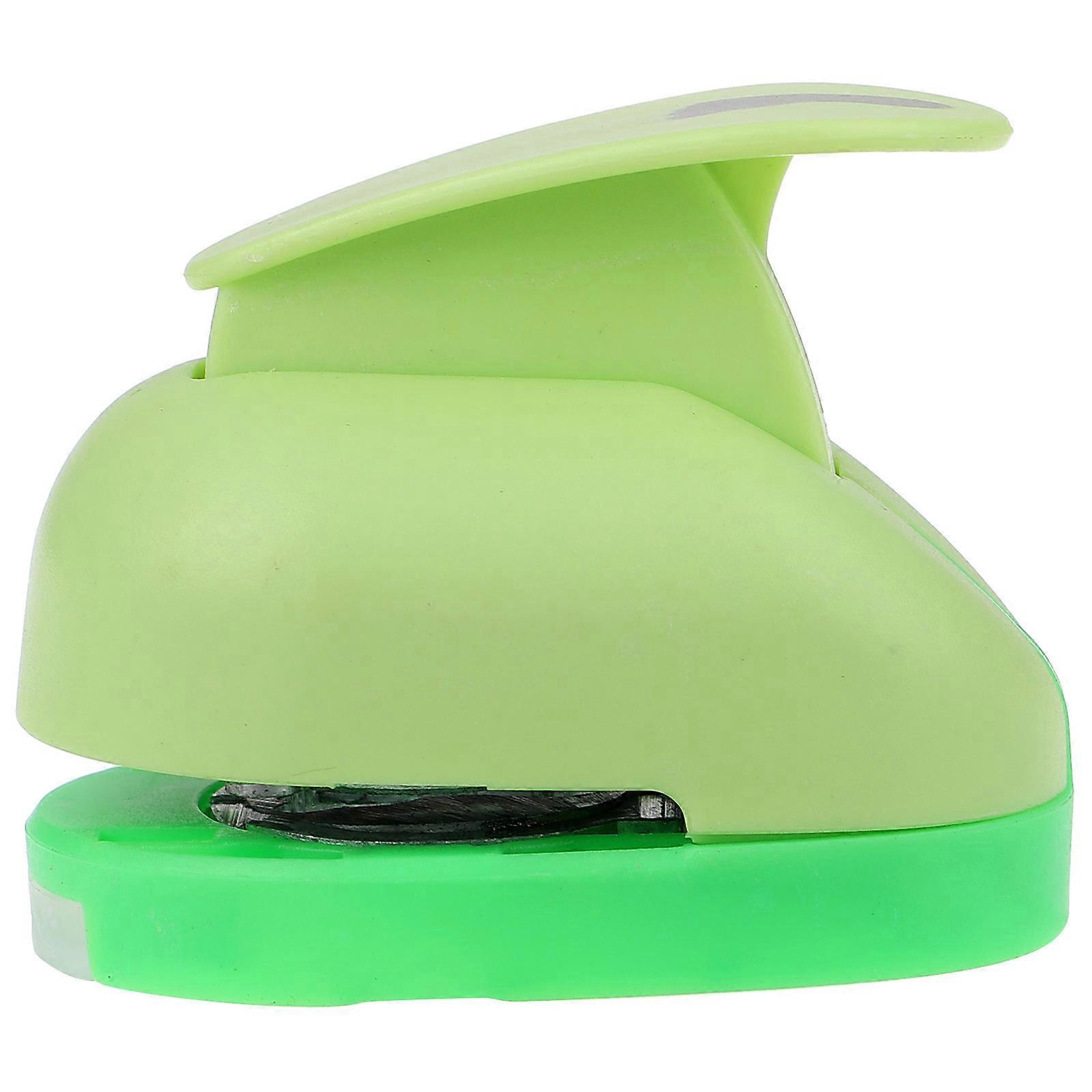 Paper Punches For Scrapbooking Handheld Paper Punch Diy Crafts Scrapbooking Card Making Green 9X7cm 1Pack