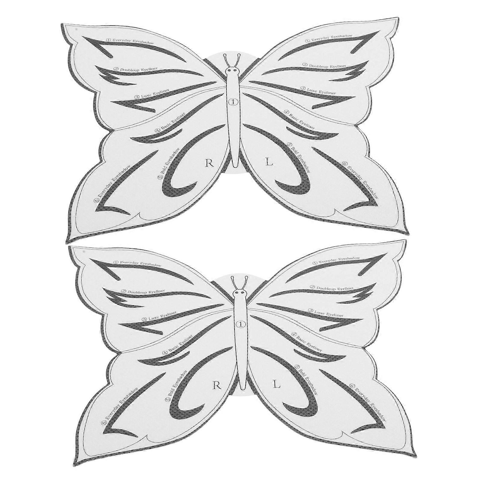 Stamp Eyeliner Winged Eyeliner Stencil Beginners Glamorous Evening Event 6.7 5.3 0.0In 5Pcs Reusable
