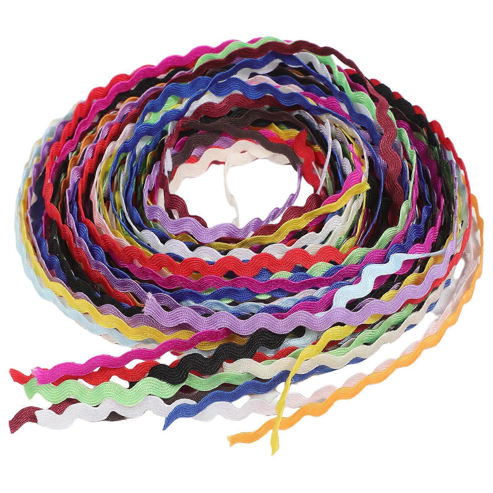 Sewing Trim Patterned Ribbon Nautical Style For Crafting Diy Projects Assorted Color 14Pcs