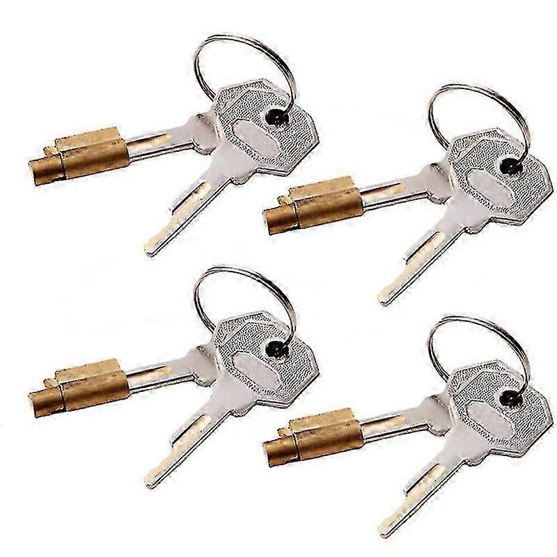 4 x Bronze Chastity Belt Lock with Key