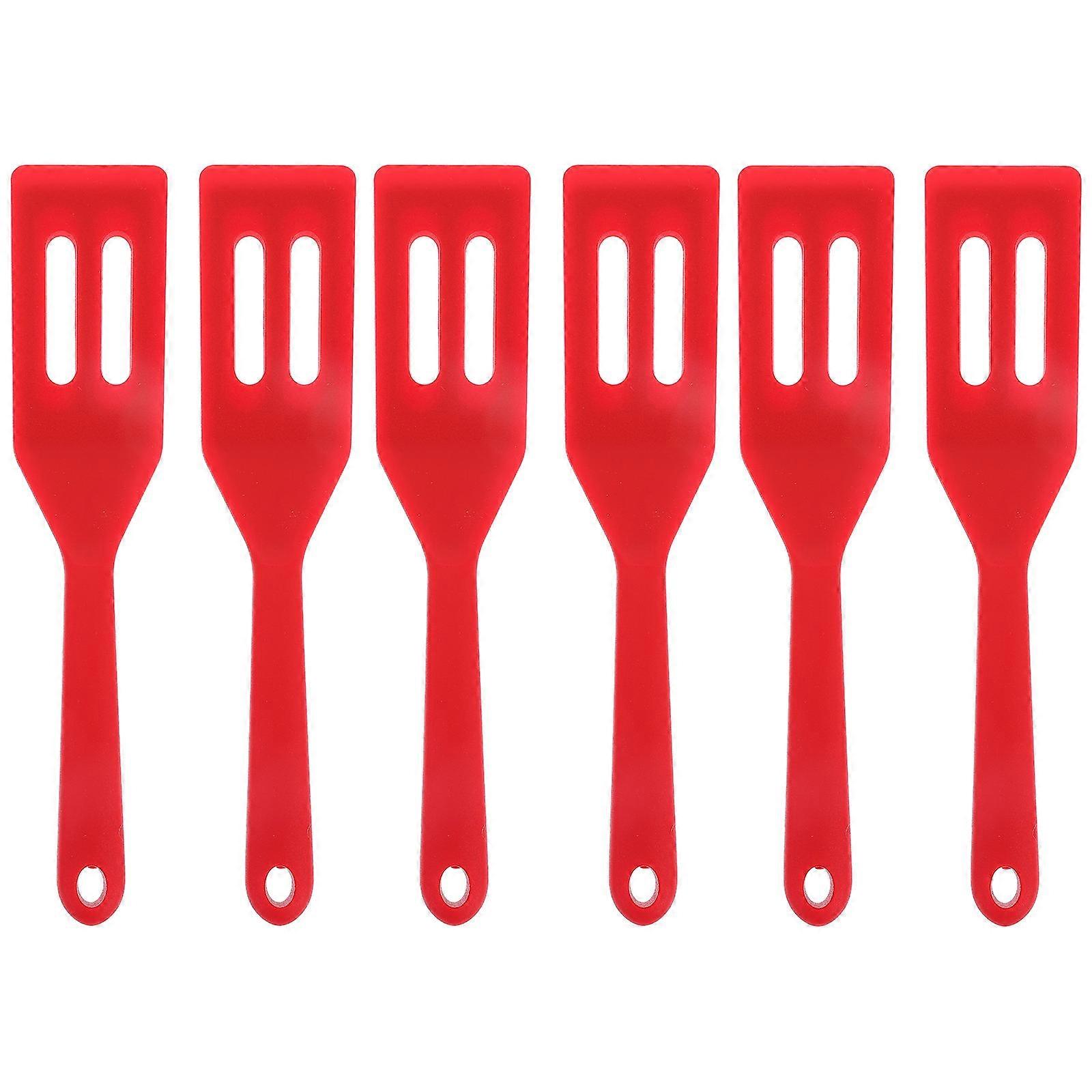 Nonstick Cookware Spatula Silicone Small For Housewarming 6Pcs