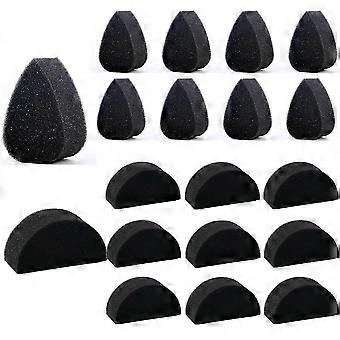 Face Paint Sponges Face Painting Black Sponges High Density for Art Work and Body Paint (10 Petals