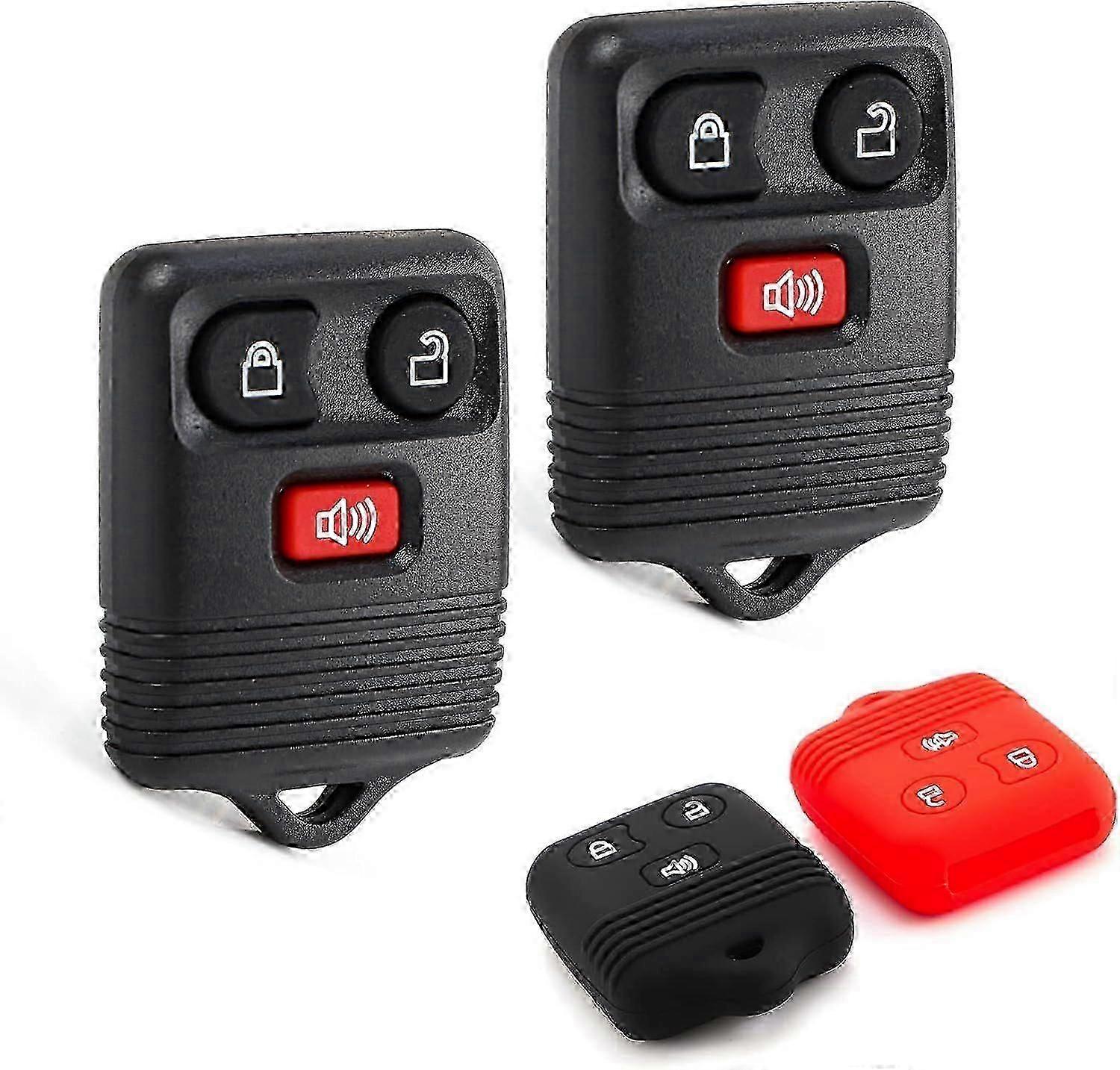 High quality   2 Keyless Entry Remote Control Fit For d Key Fob Replacement 3 Button C