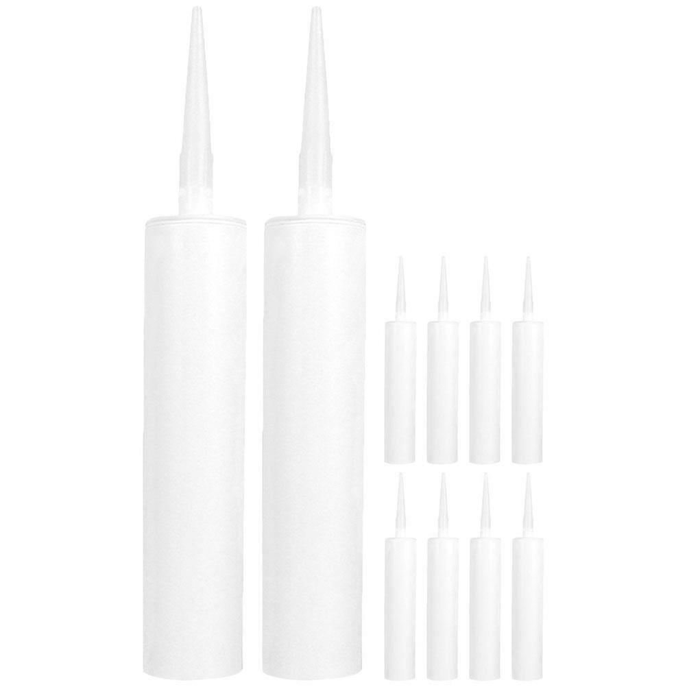 10pcs Caulk Tubes Empty Sealant Tubes Portable Caulking Tubes Refillable Caulk Tubes