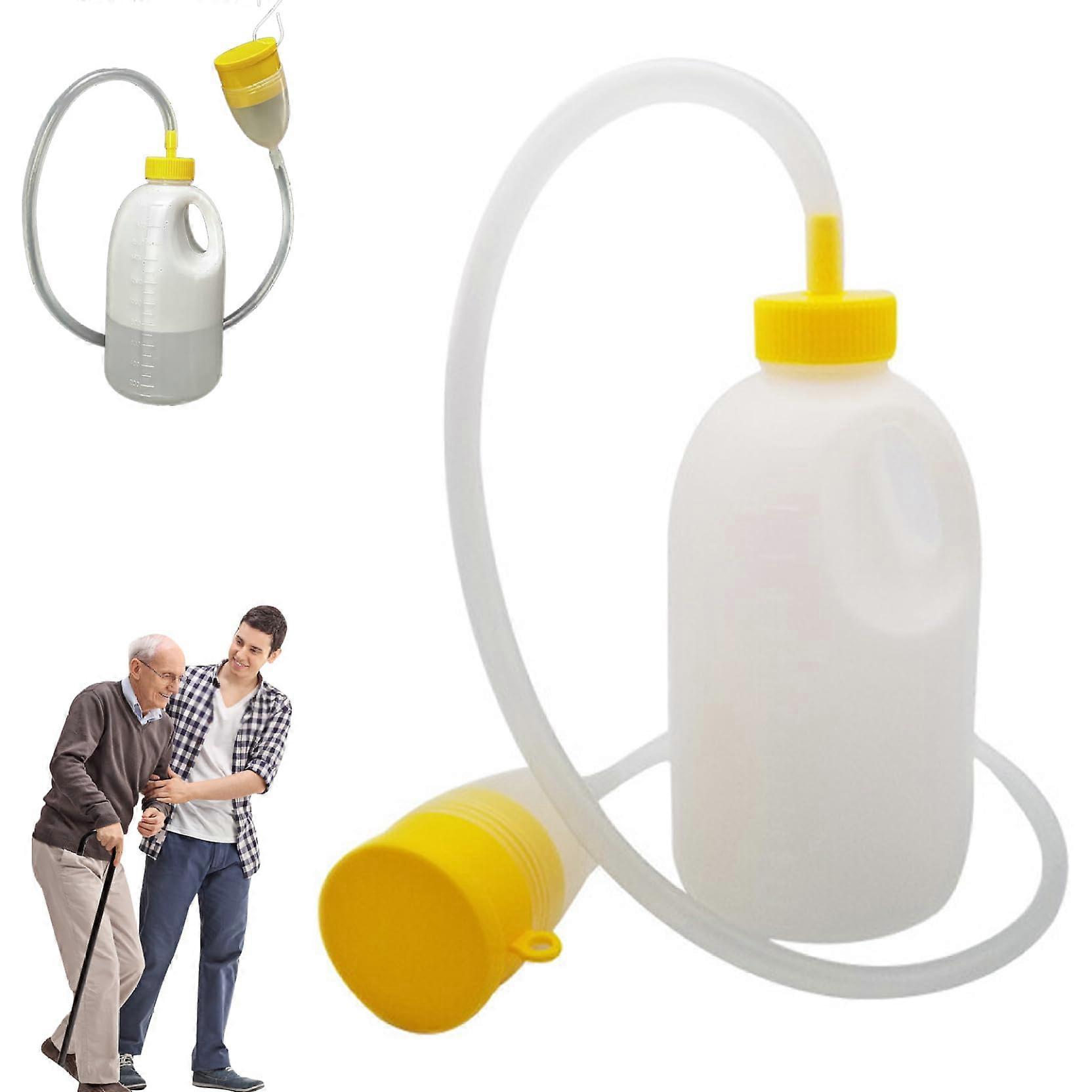 Urinals for Men 1700ml Portable Urinal With Easy Clean Odor Blocker Urine Bottle for Home and Hospital