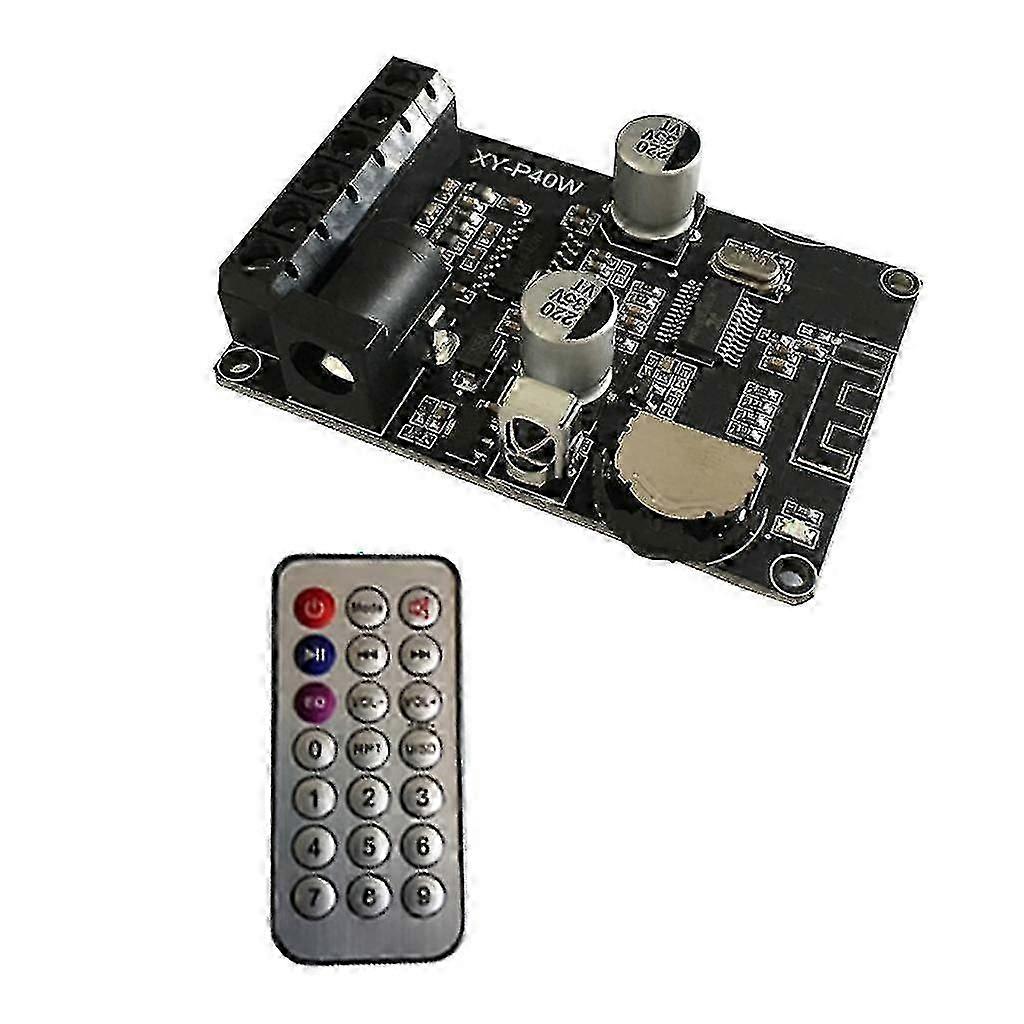 Mini Bluetooth-compatible 5.0 Wireless Audio Digital Power Amplifier Stereo Board 30w/40w Amp Amplificador Xy-p40w