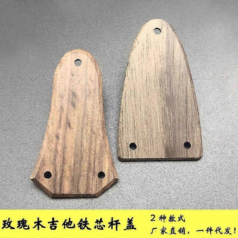 2pcs Truss Rod Covers: Wooden Semi-Elliptical Shape Electric Guitar Rod Plate - Smooth Finish Guitar Accessories For Maintenance And Repair