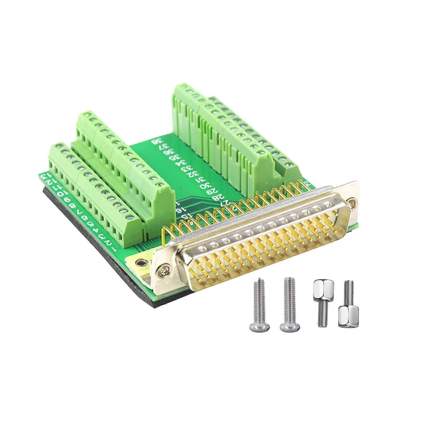 DB50 Connettore maschio femmina a 50 pin DB50 Modulo adattatore per morsettiera terminale a 50 pin con fissaggio a vite