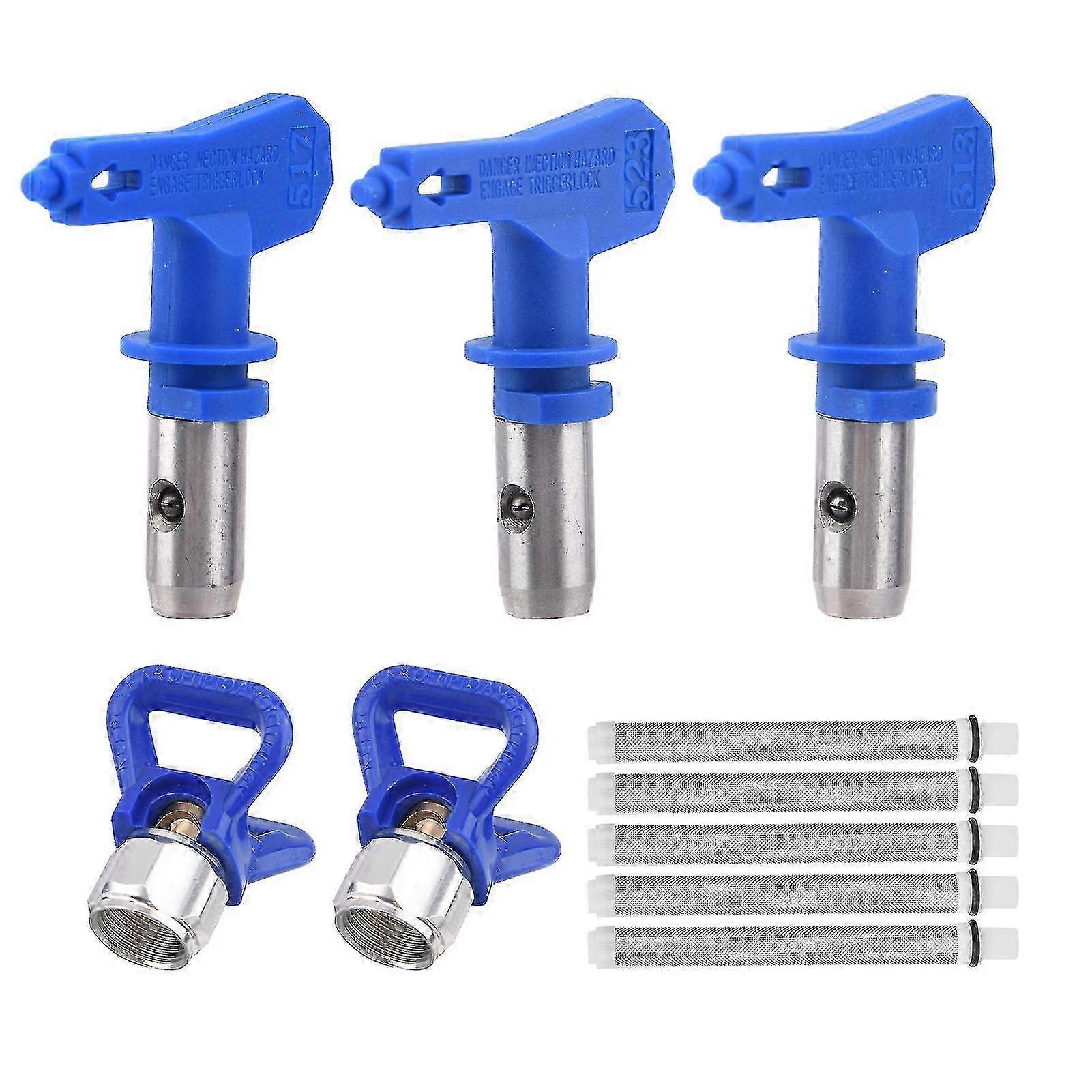 10pcs Reusable Reversible Tip Spray Nozzle Set for Airless Paint Sprayers