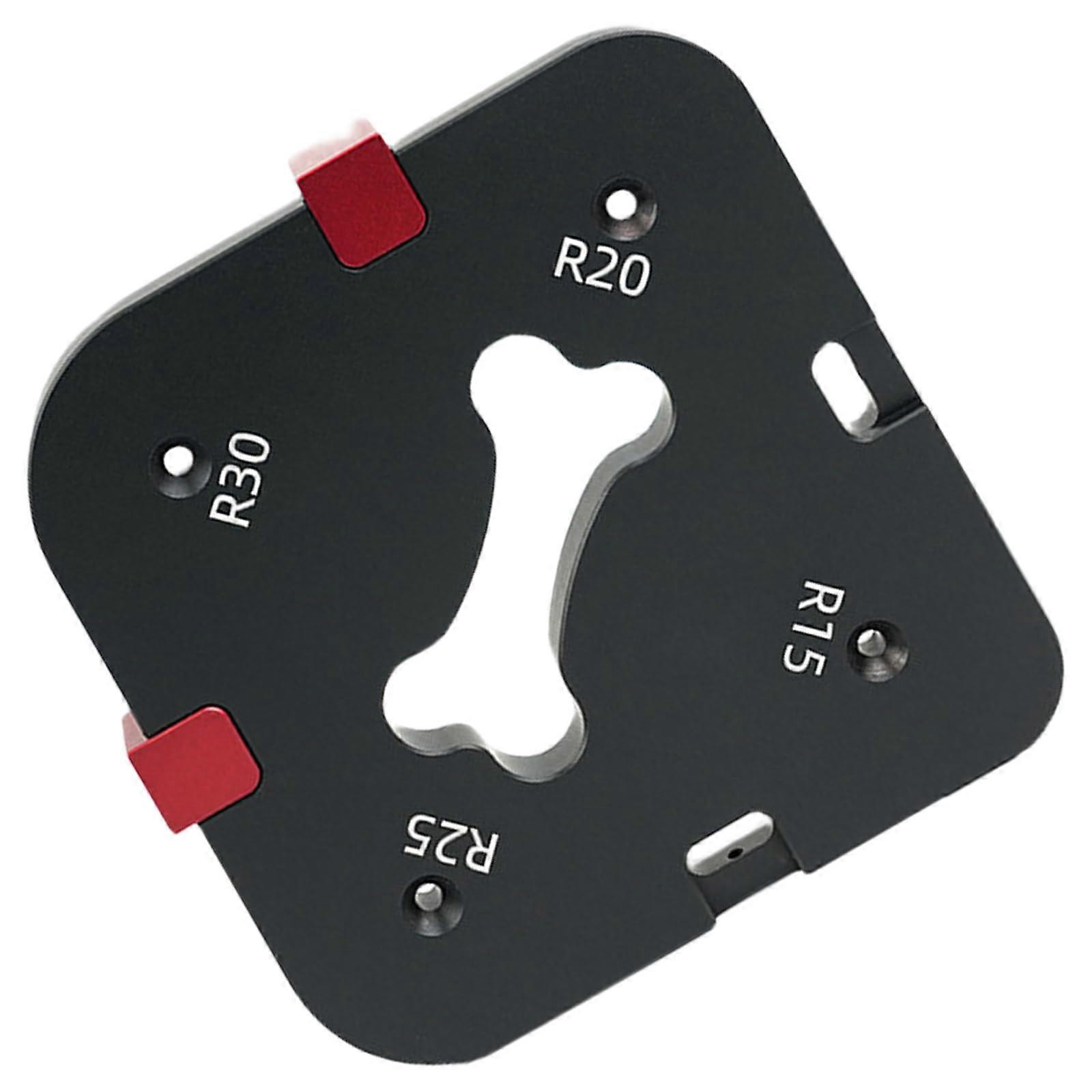 Precise Corner Template for Furniture Manufacturing, Round Corners Positioning Tool, Aluminum Construction, Adjustable Size