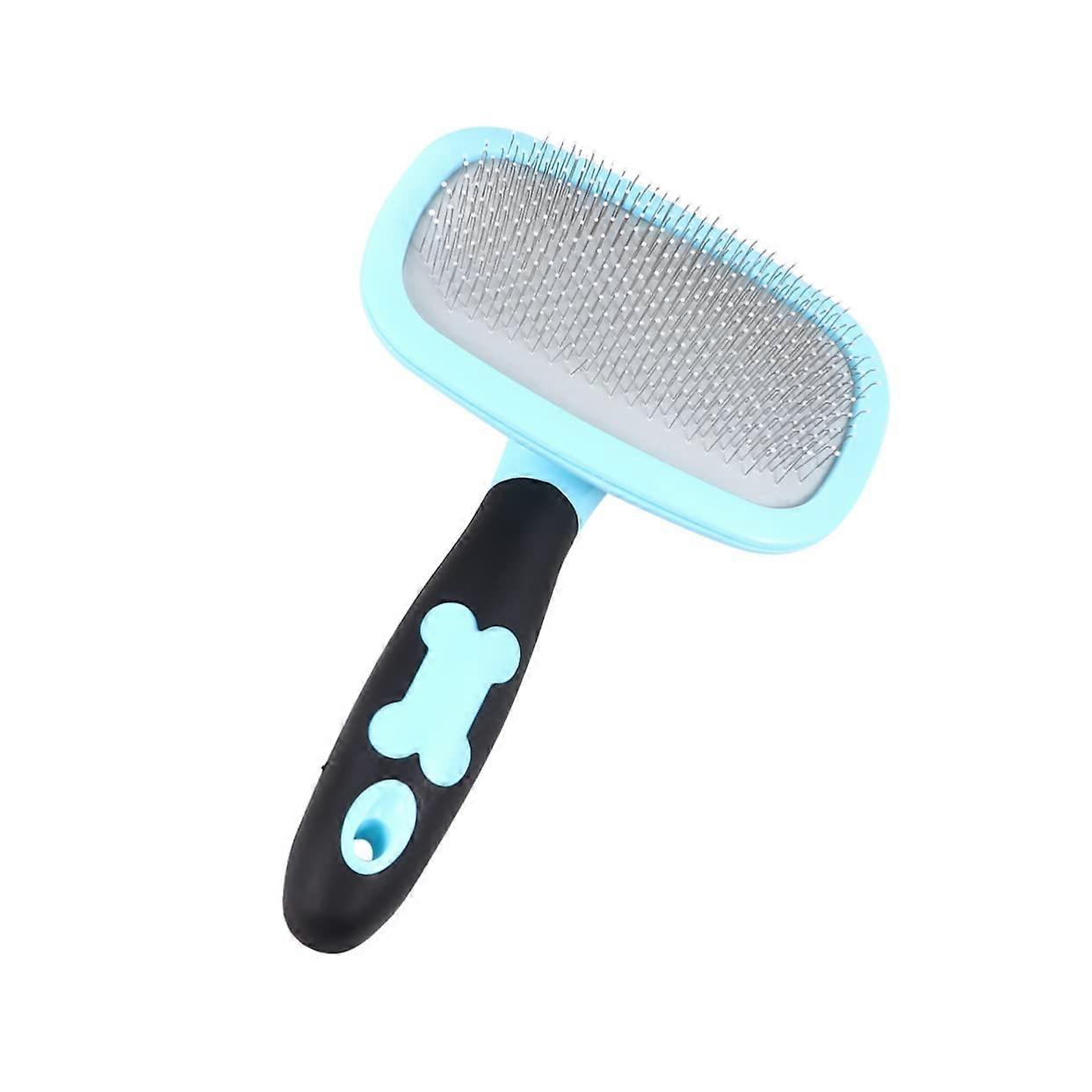 Pet Comb Massage Brush for Grooming, Cat Hair Removal Tool, Cleaning Comb for Pets, VIP Size 1 Blue