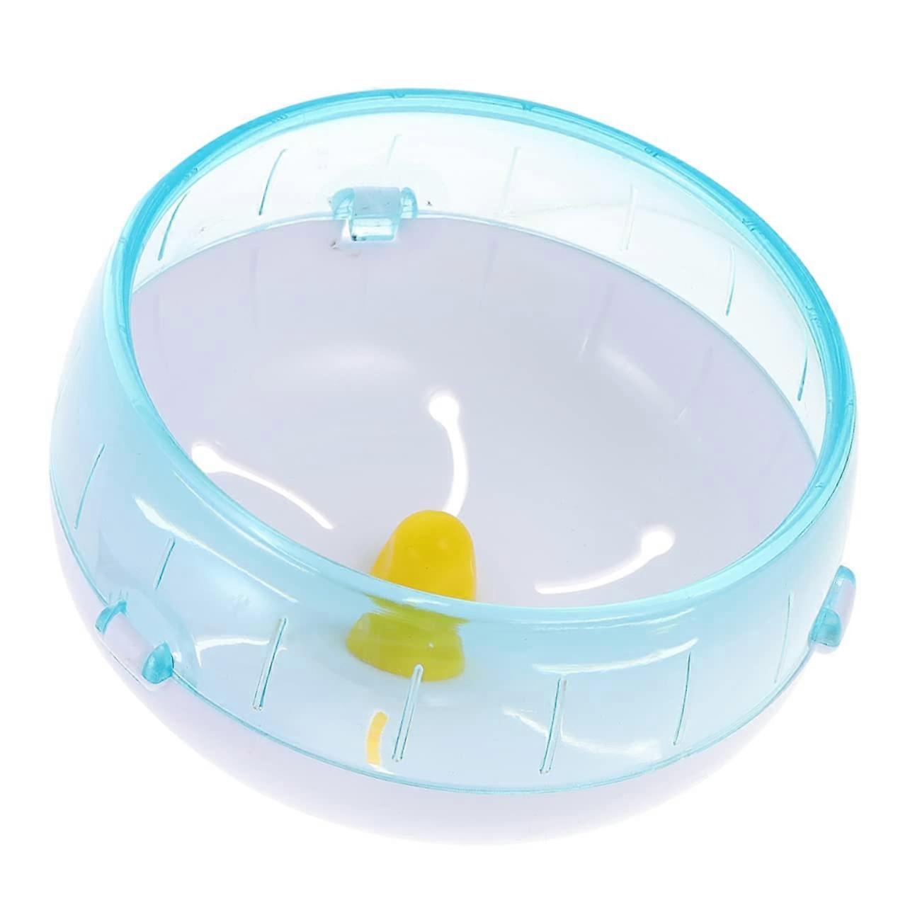 Running Wheel for Hamsters - Quiet Chinchilla Exercise Wheel, Plastic Sky Blue, Suitable for Hedgehogs, Gerbils, and Rats