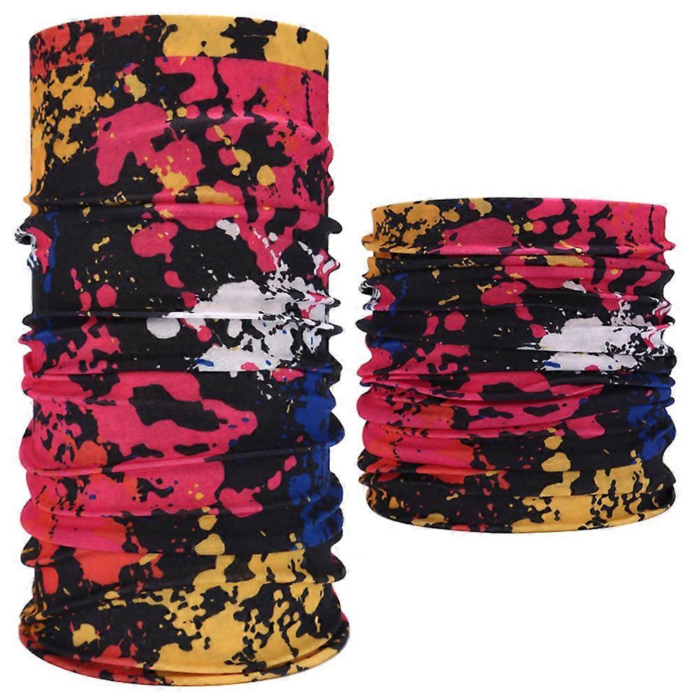 Cycling Balaclava Unisex Headscarf Elastic Seamless Bandana Scarf Uv Resistence Hiking Skying 5Set